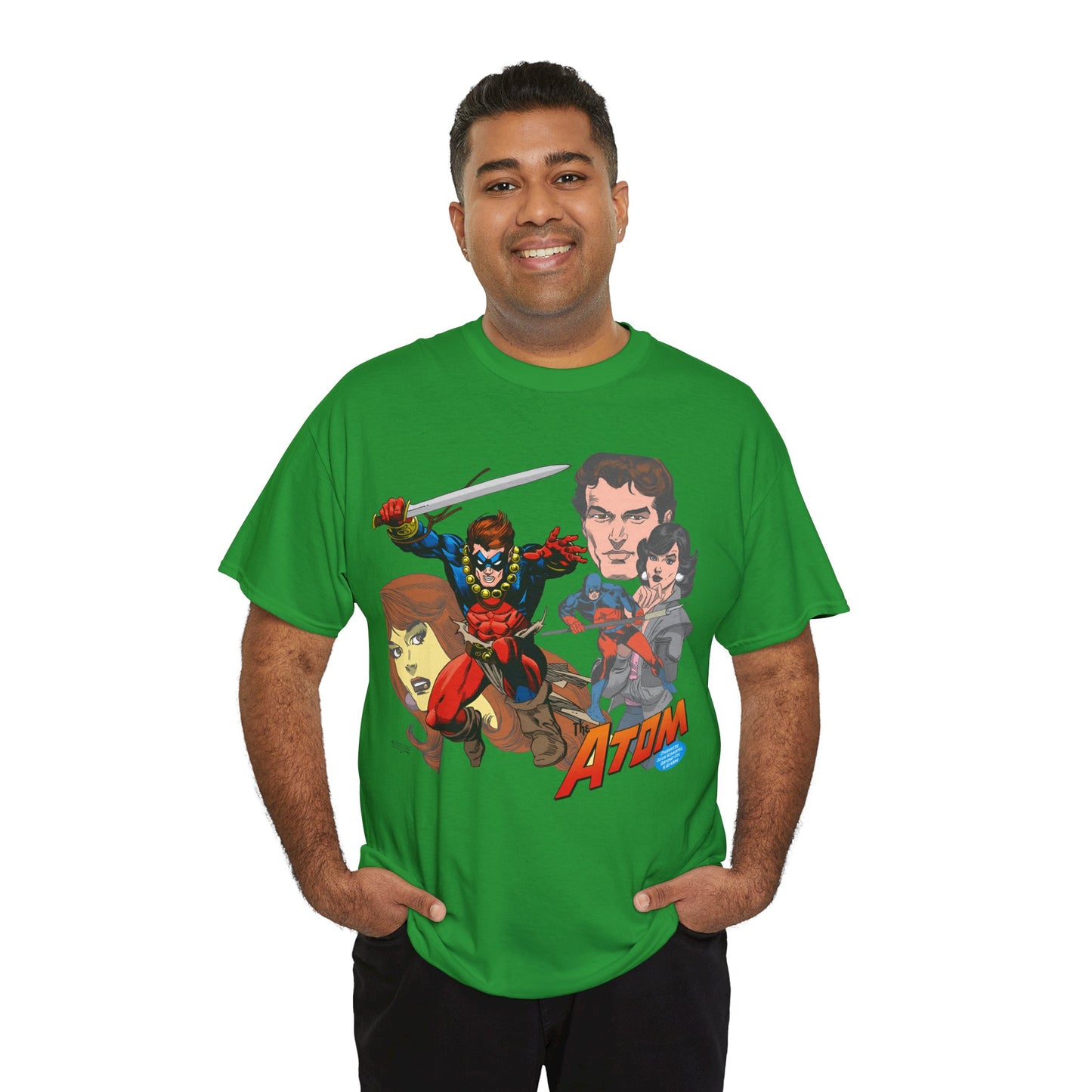 Atom T-Shirt - Gil Kane Art - Who's Who Image - Ray Palmer, JLA Member - Silver Age Hero - DC Comics