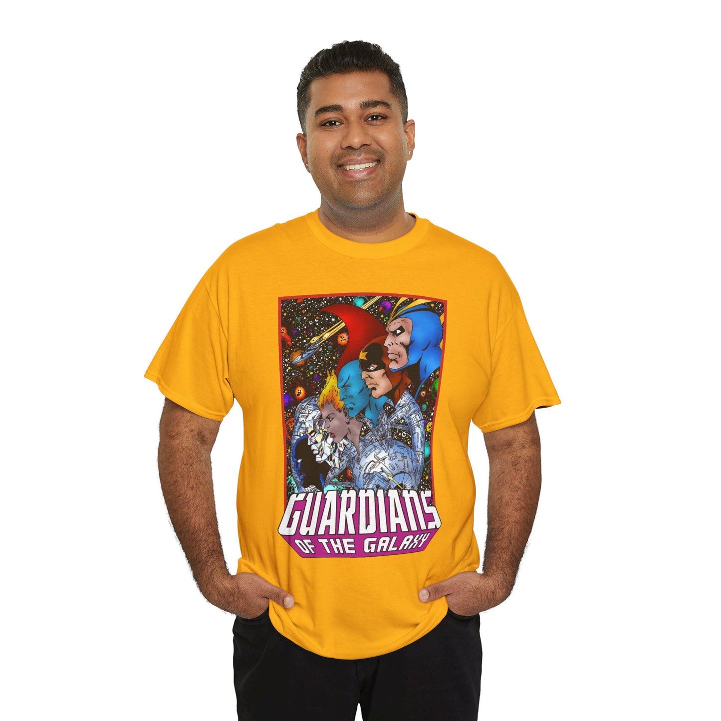 Guardians of the Galaxy T-Shirt - George Perez Art - Starhawk, Yondu, Vance Astro - Marvel Comics