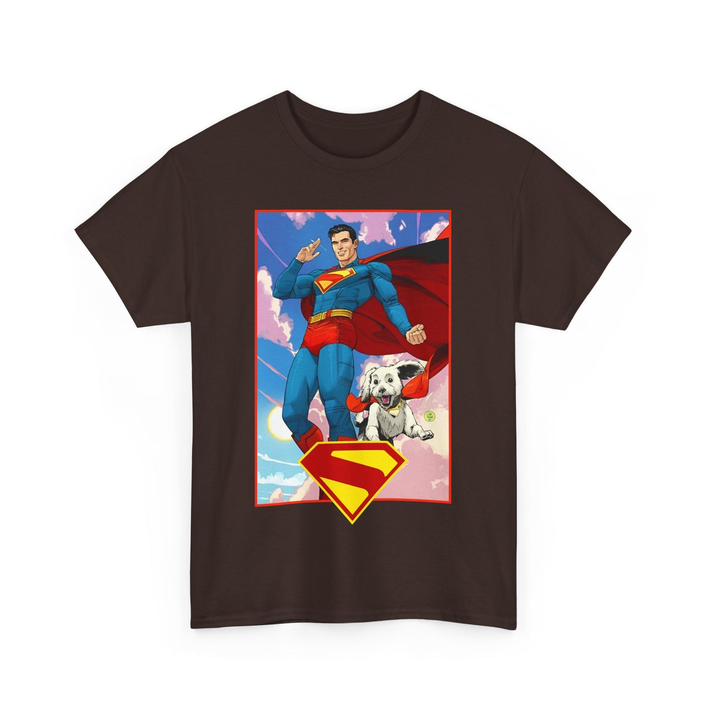 Superman & Krypto T-Shirt - DC Comics - New James Gunn Movie 2025 - Dan Mora Art - Man of Steel