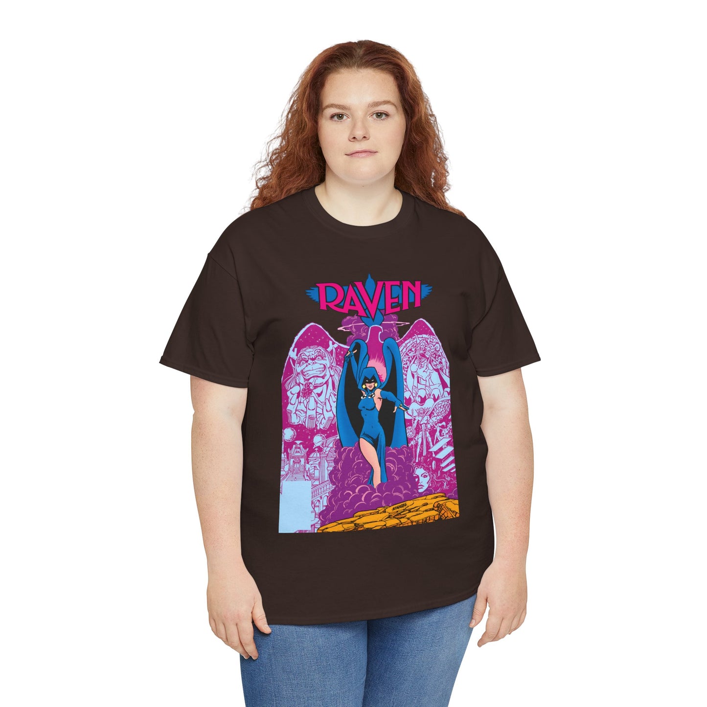 Raven T-Shirt - George Perez Art - New Teen Titans - Trigon, Azarath - DC Comics
