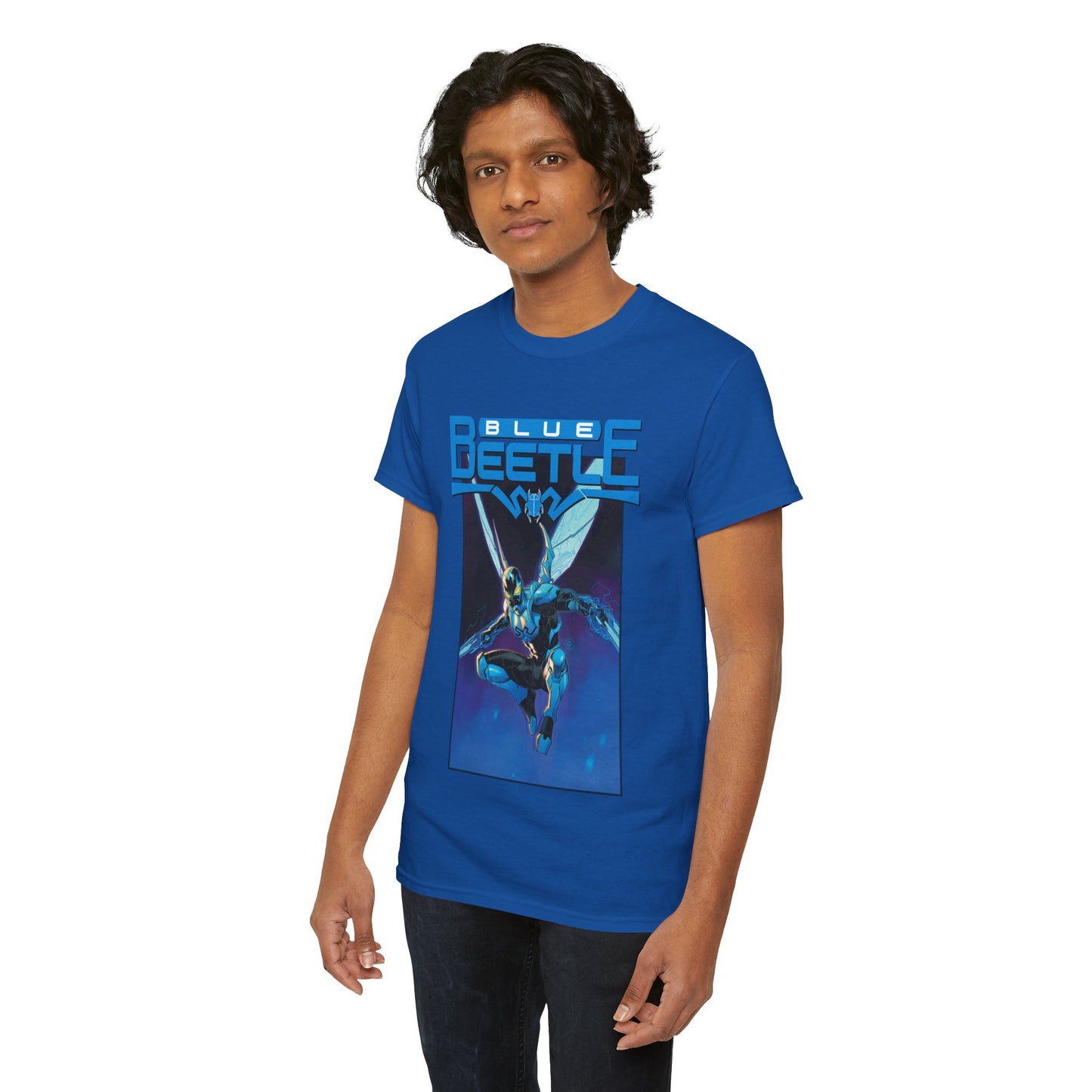 Blue Beetle T-Shirt - Dan Mora Art - DC Comics Character - Jaime Reyes