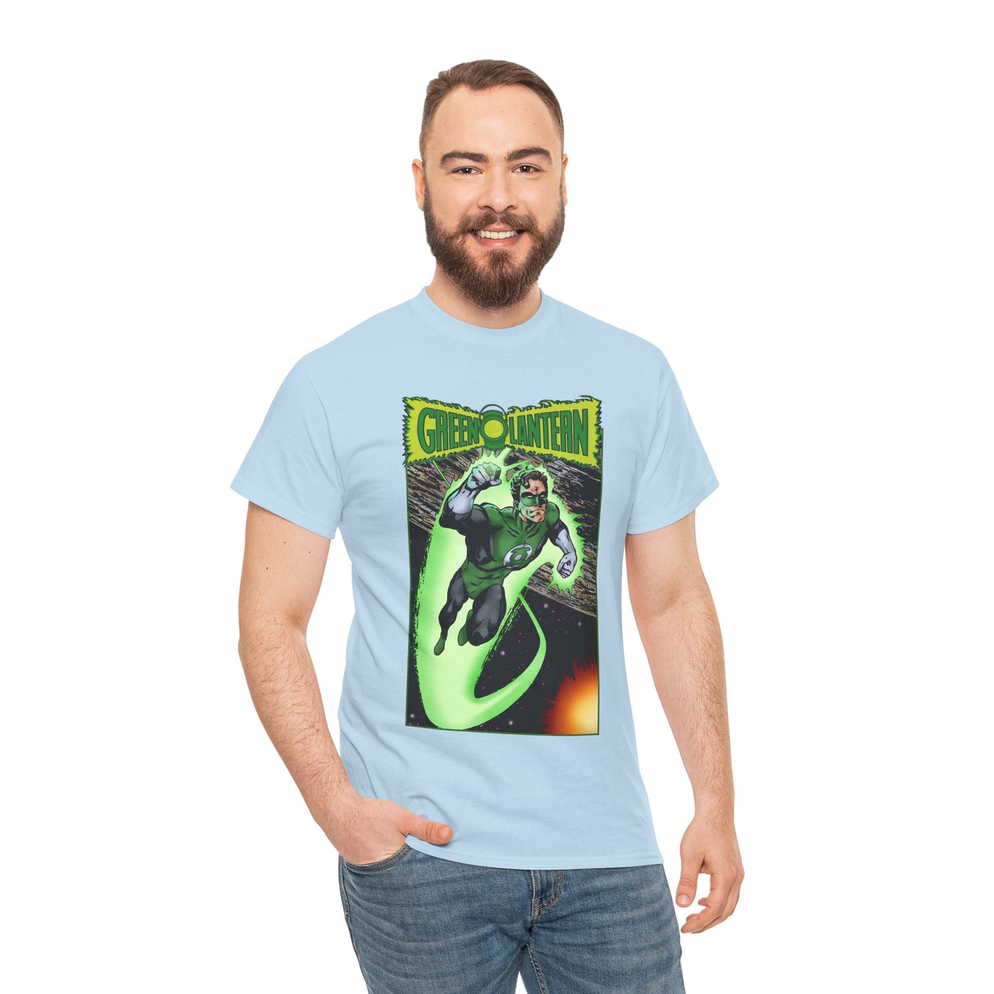Green Lantern T-Shirt - John Byrne Art - Hal Jordan - Guardians of Oa - DC Comics - Sector 2814