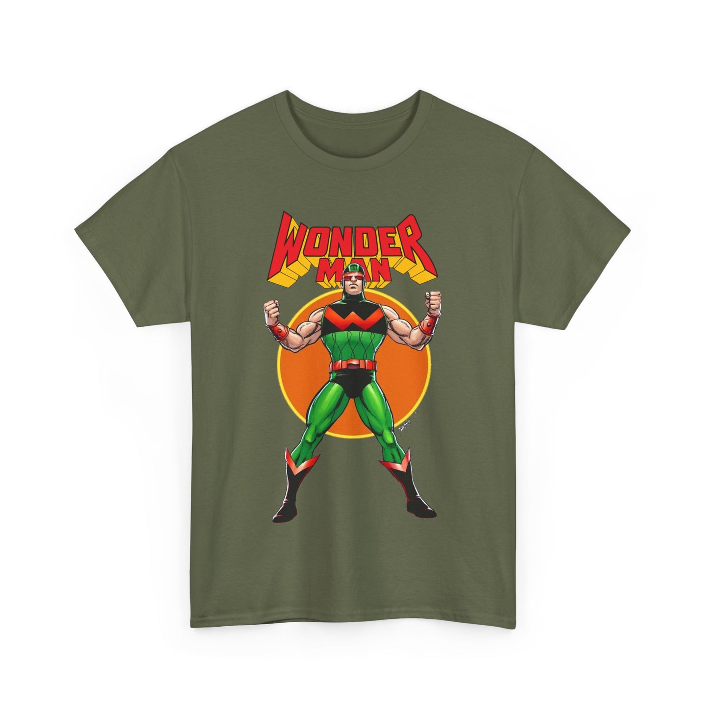 Wonder Man T-Shirt - Classic George Perez Art - Simon Williams, Avengers Member - Popular Marvel Comics Character