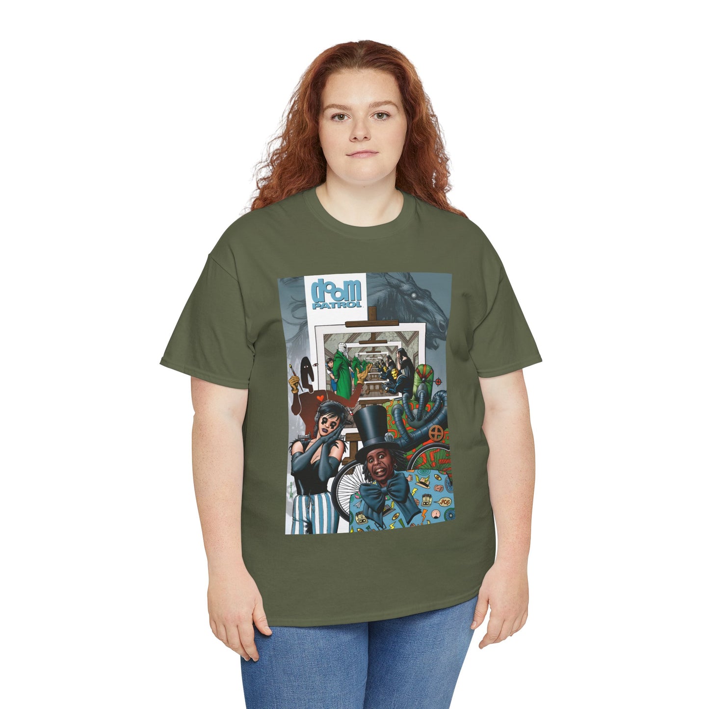 Doom Patrol T-Shirt - Brian Bolland Art - Grant Morrison Story - DC Comics/Vertigo Comics