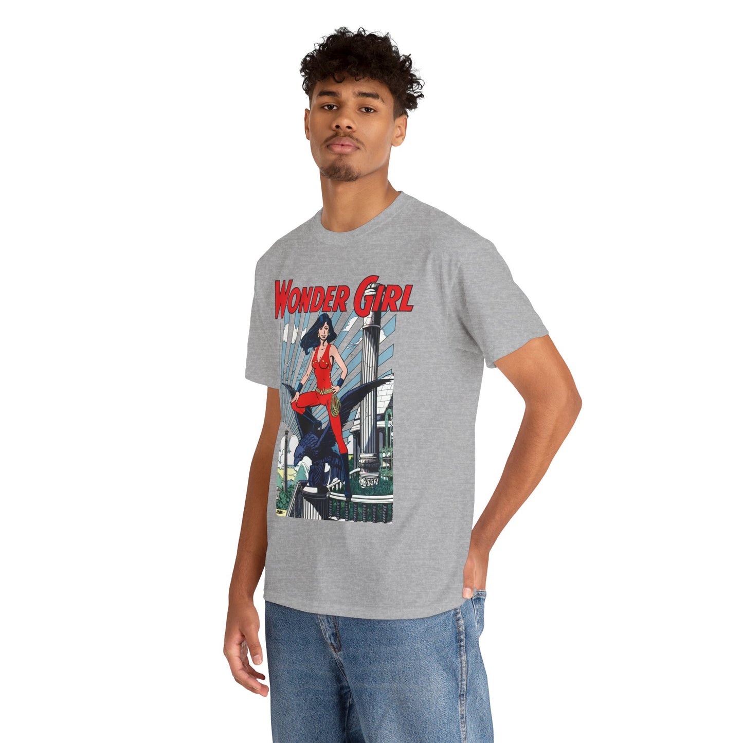 Wonder Girl T-Shirt - George Perez Art - New Teen Titans Member & Leader - Donna Troy, Sister of Wonder Woman - Amazon Warrior - DC Comics