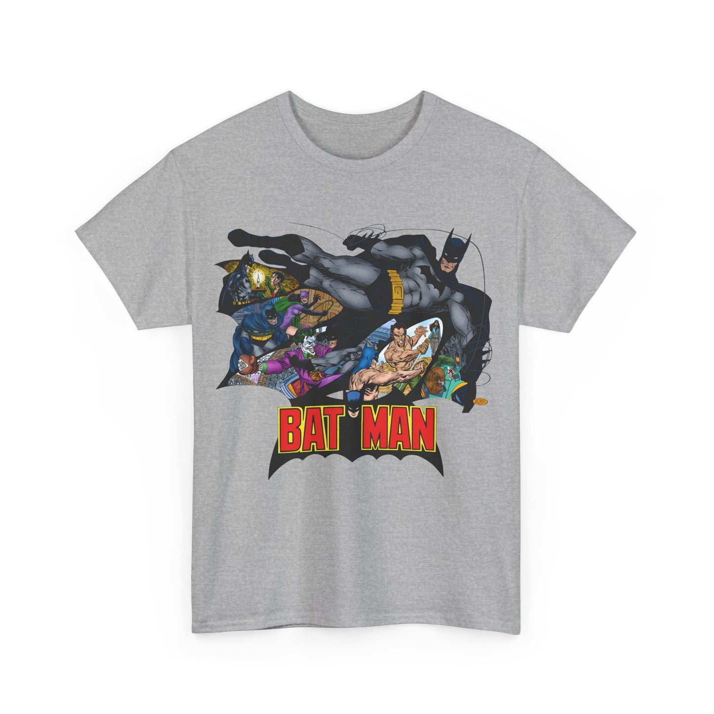 Batman T-Shirt - John Byrne Art - Joker, Catwoman, Ra's al Ghul, Talia - DC Comics - The Batcave