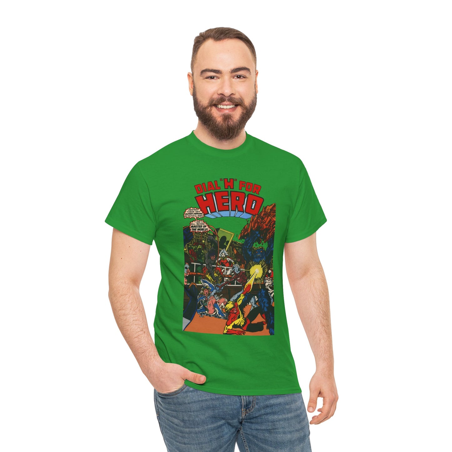 Dial "H" For Hero T-Shirt - George Perez Art - Chris King and Vicki Grant - Adventure Comics Series - DC Comics
