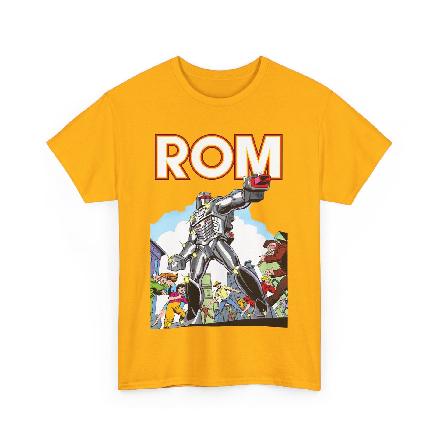 Rom: Spaceknight T-Shirt - Marvel Comics Art- Retro Character - Dire Wraiths