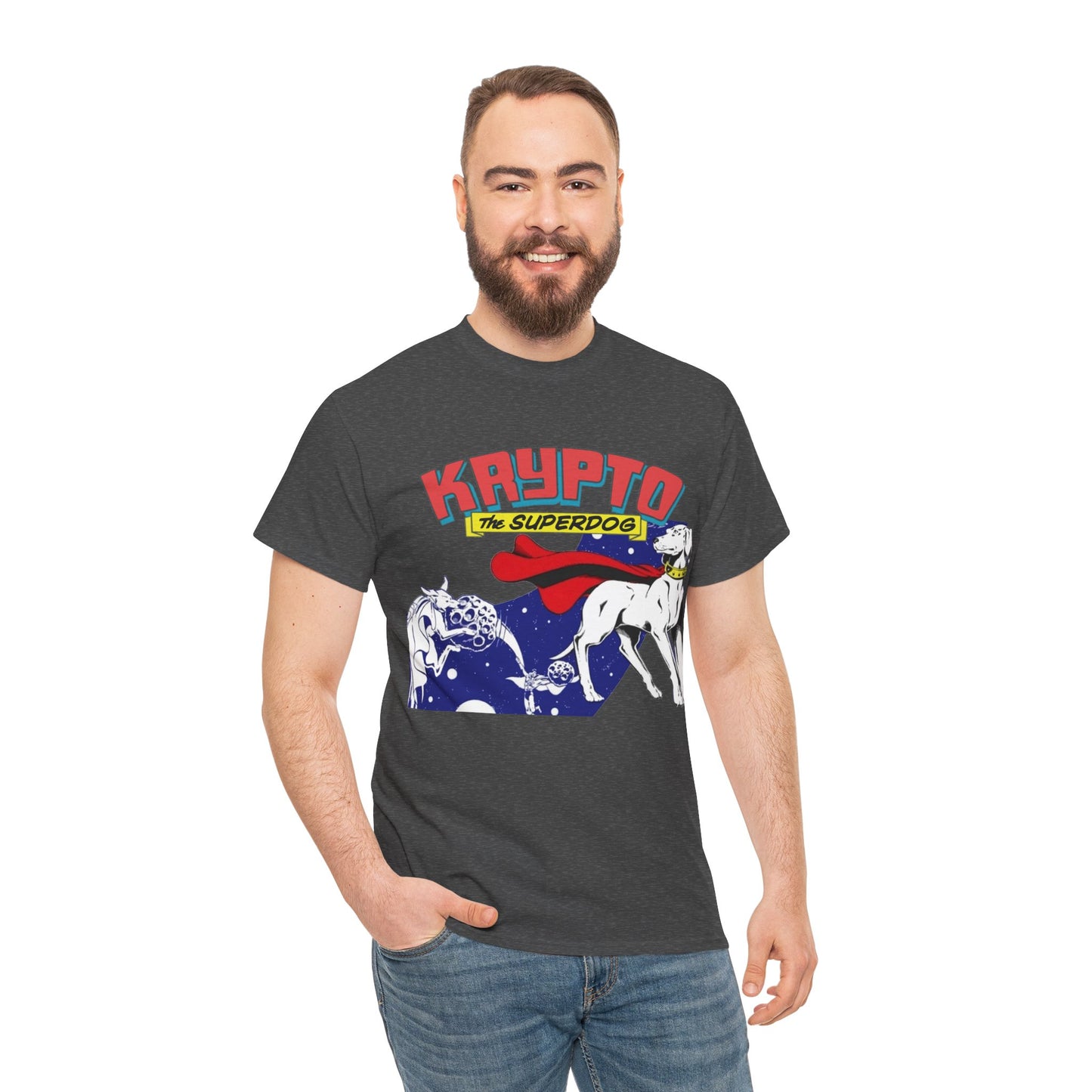 Krypto T-Shirt - James Gunn Superman Movie 2025 - Superman's Beloved Pet -Super Dog from Krypton - Stays at the Fortress of Solitude - DC Comics