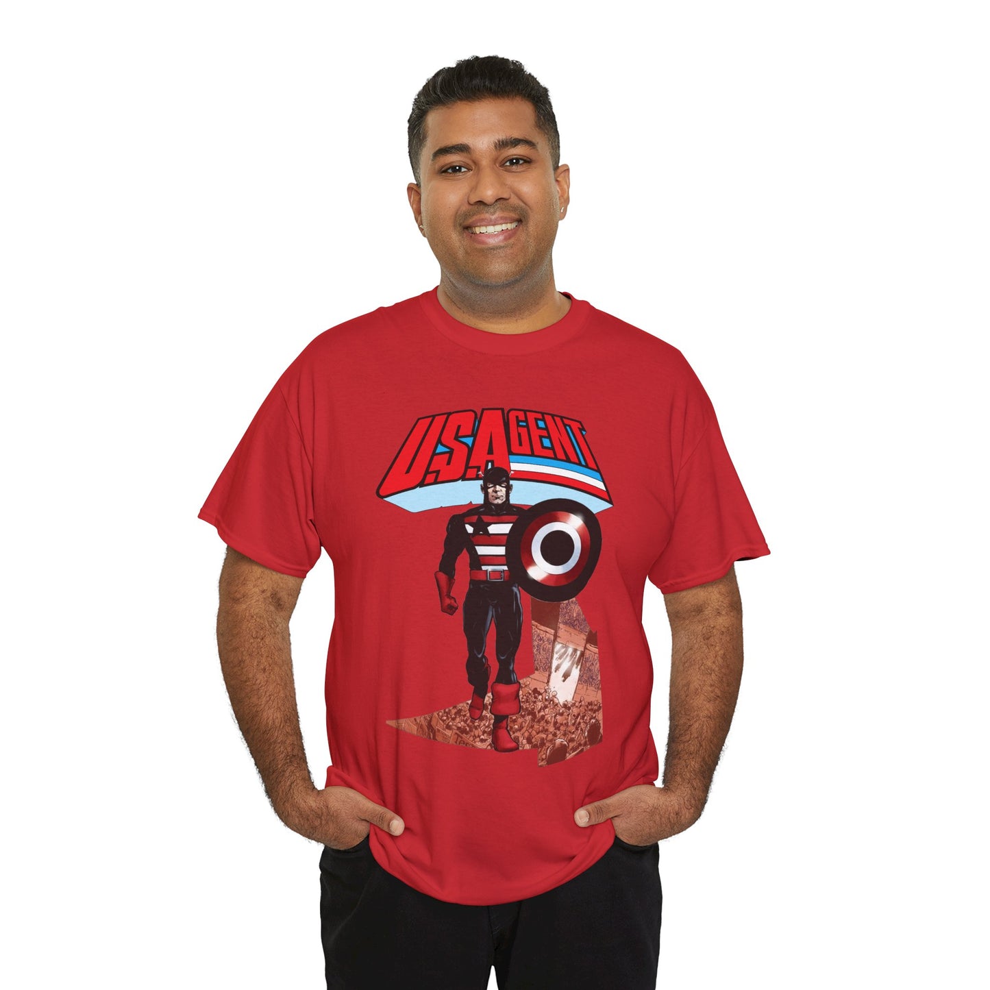 US Agent T-Shirt - Phil Jimenez Art - John Walker - Captain America Character - Marvel Comics