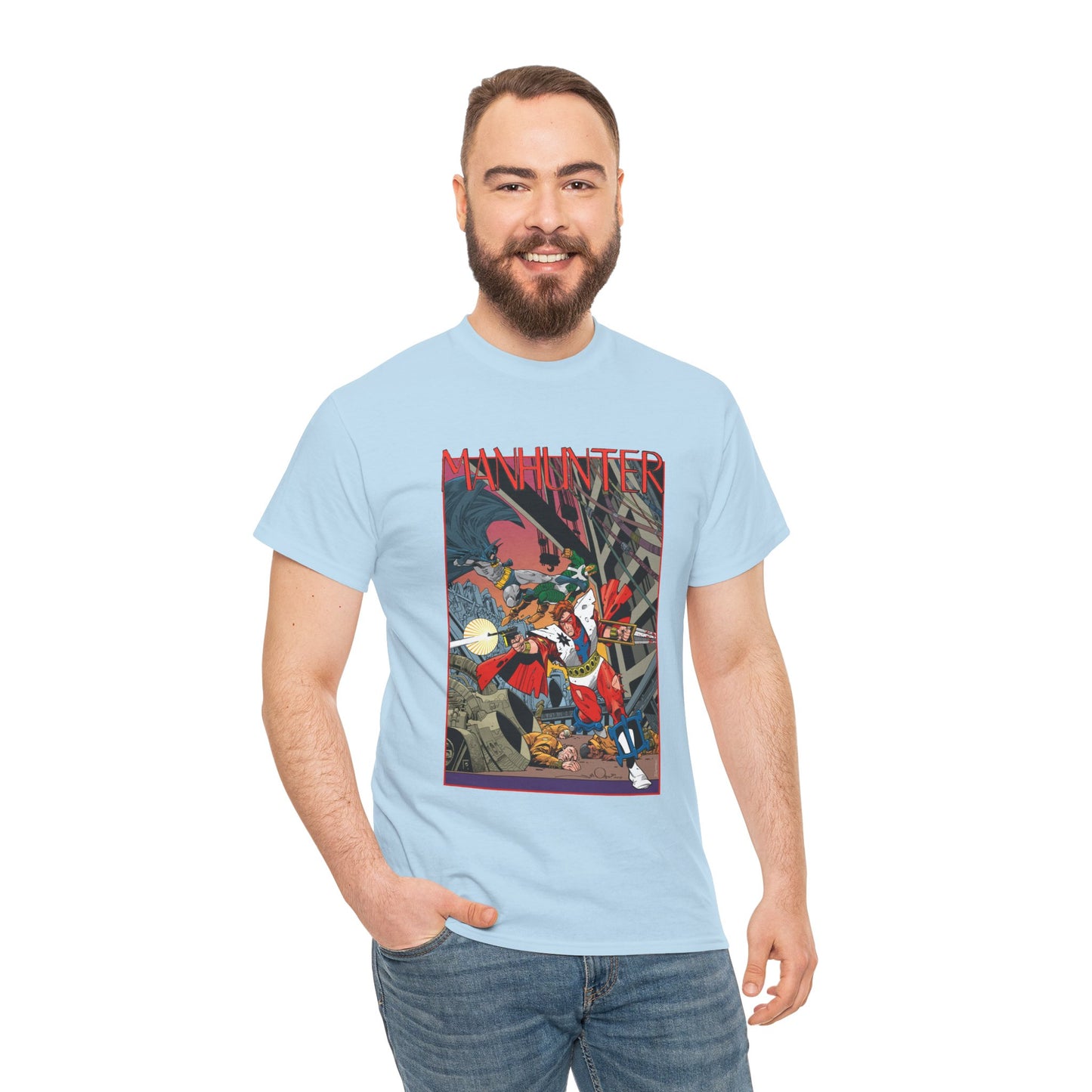Manhunter T-Shirt - Walt Simonson Art - Paul Kirk - Batman, Detective Comics Back-Up Story - Against The Council