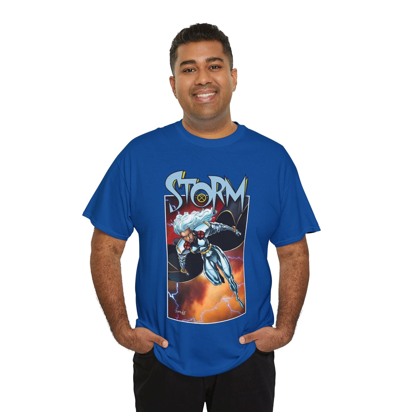 Storm T-Shirt - Jim Lee Art - Ororo - Uncanny X-Men Member & Leader - Heroic Mutant - Marvel Comics