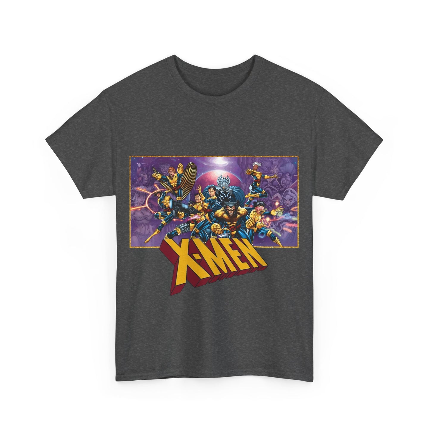 X-Men T-Shirt - Jim Lee Art - Wolverine, Storm, Gambit, Psylocke, Jubilee, Forge, Banshee - Marvel Comics Mutants