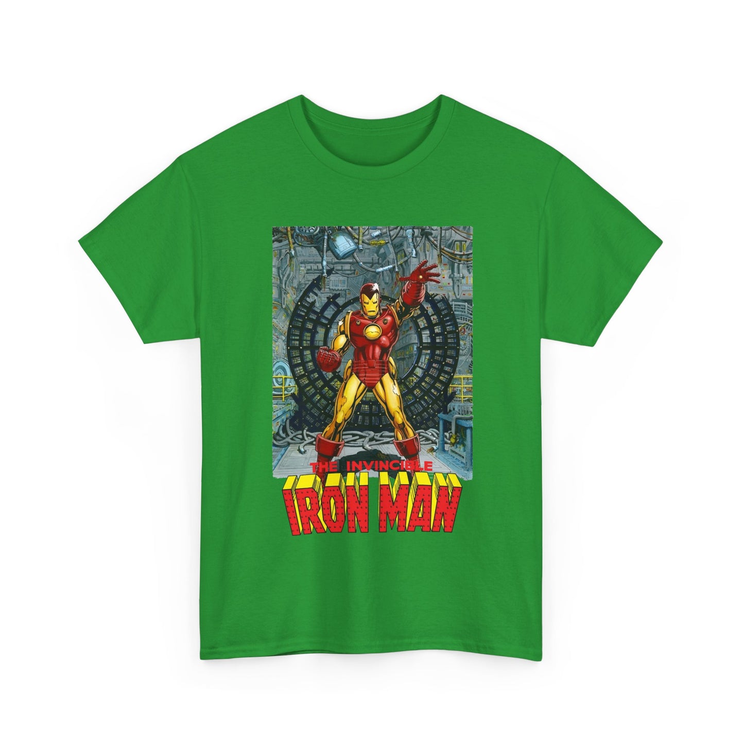Iron Man T-Shirt - Bob Layton Art - Tony Stark Armor - Avengers Member & Leader - Marvel Comics
