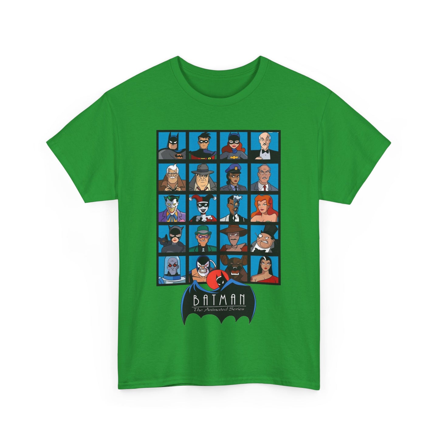 Batman T-Shirt - Animated Series - Harley Quinn, Batgirl, Joker, Bane, Robin, Two-Face, Catwoman, Riddler - Classic TV Cartoon Series