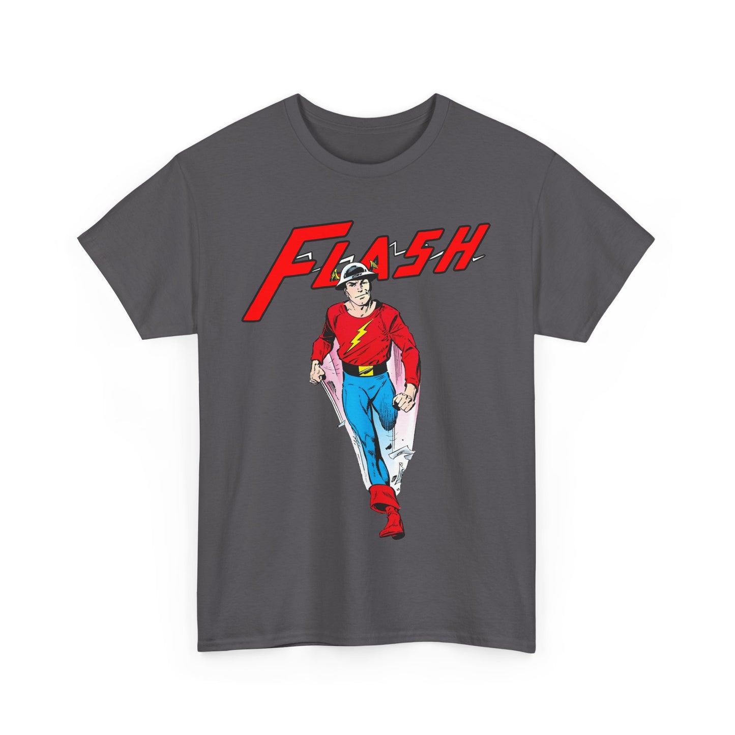 Golden Age Flash T-Shirt - John Byrne Art - Justice Society/JSA Member - Jay Garrick - Speedster