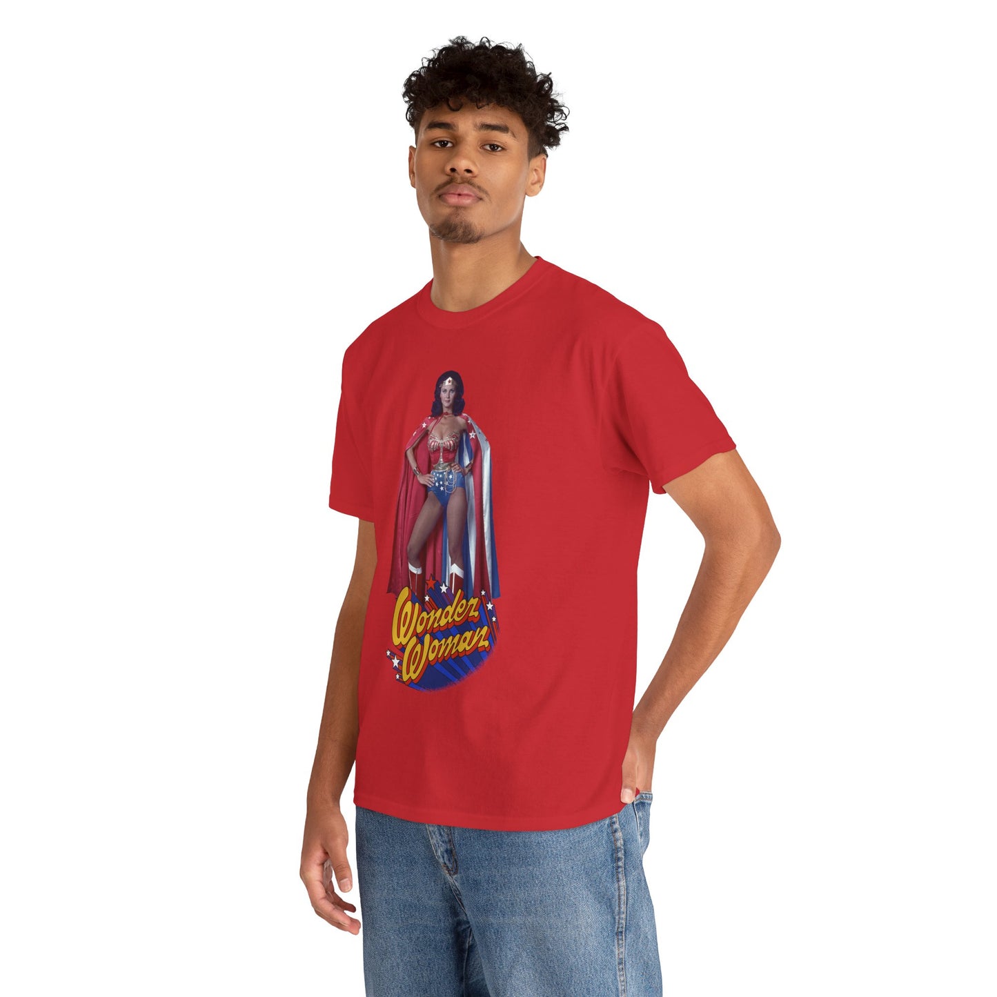 Wonder Woman T-Shirt - Lynda Carter - DC Comics - 1970s CBS TV Show - Amazons from Paradise Island
