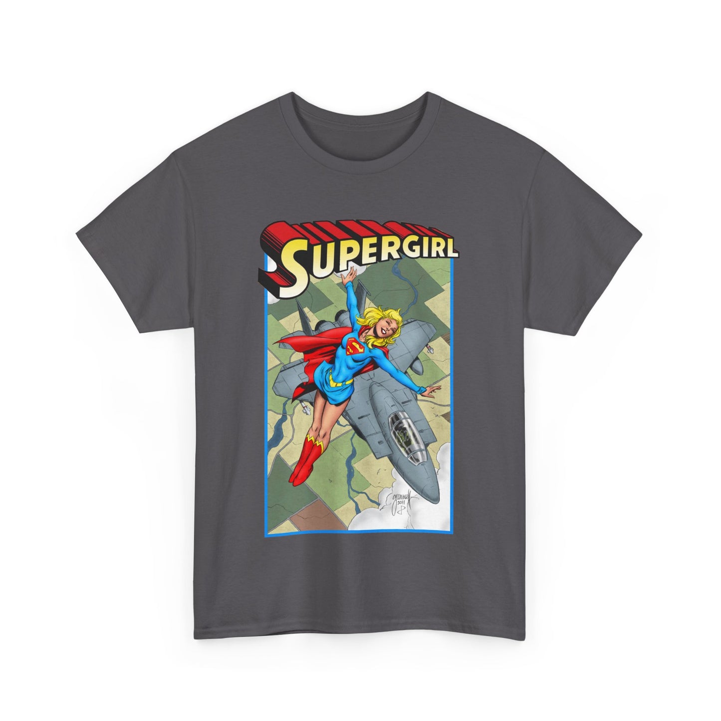 Supergirl T-Shirt - Tom Grummett Art - Kara from Argo City, Superman's Cousin - The Maid of Might - DC Comics
