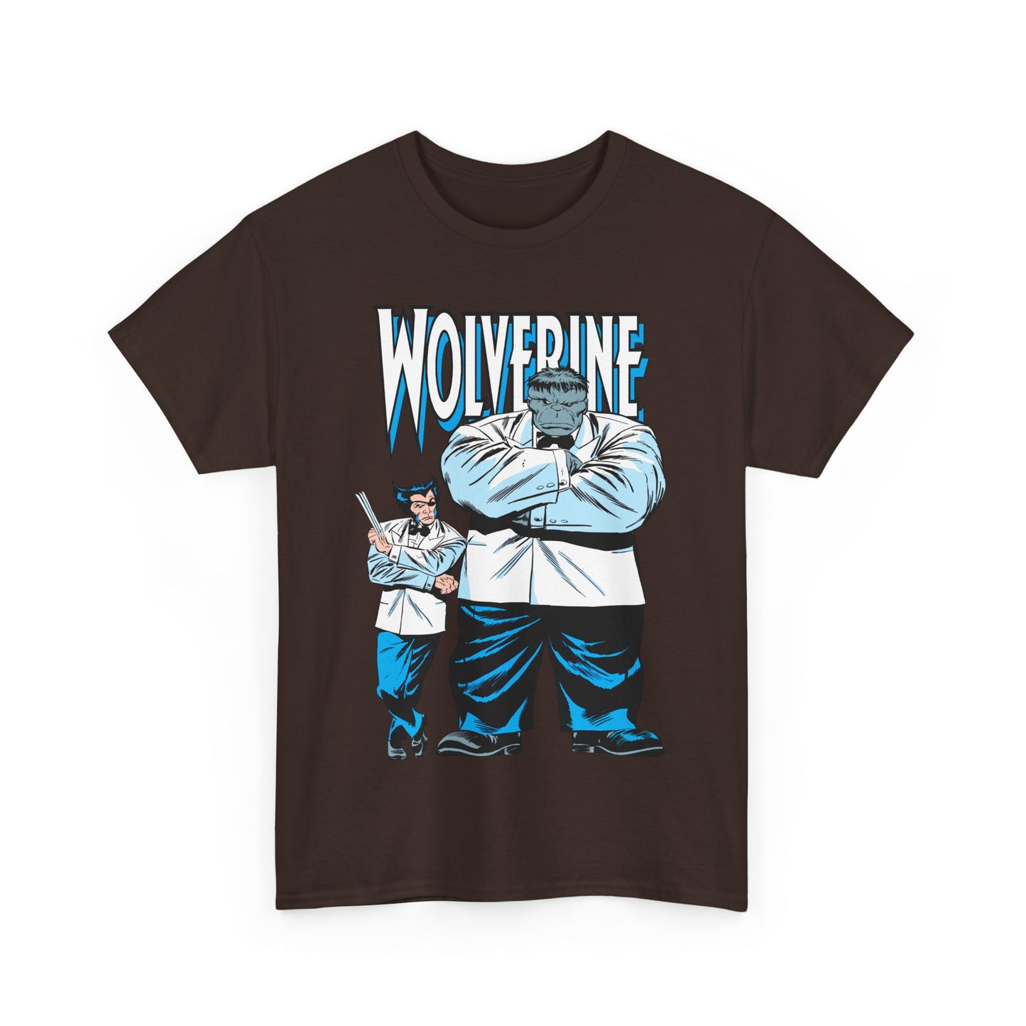 Wolverine & Hulk T-Shirt - Patch & Joe Fix-It - John Buscema Art - Logan in Madripoor - X-Men Character in Solo Adventure - Marvel Comics