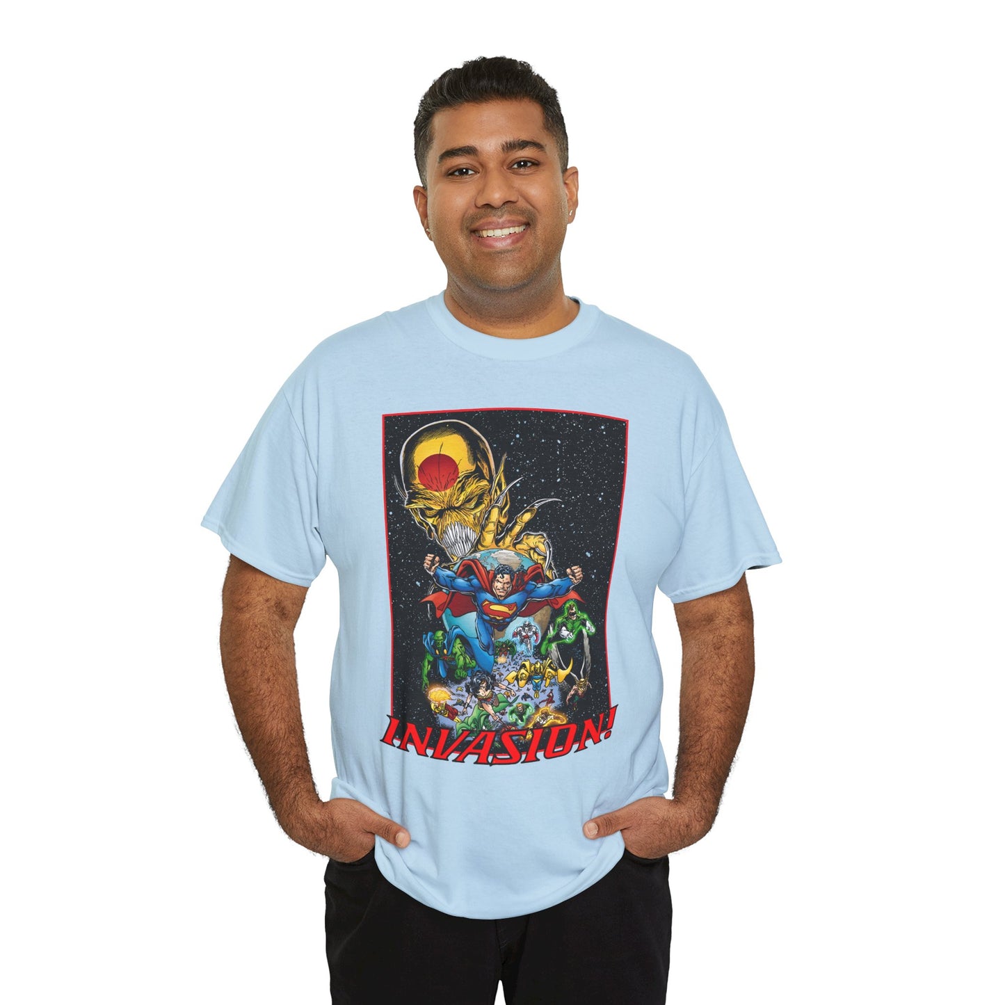Invasion T-Shirt - Bart Sears Art - DC Comics