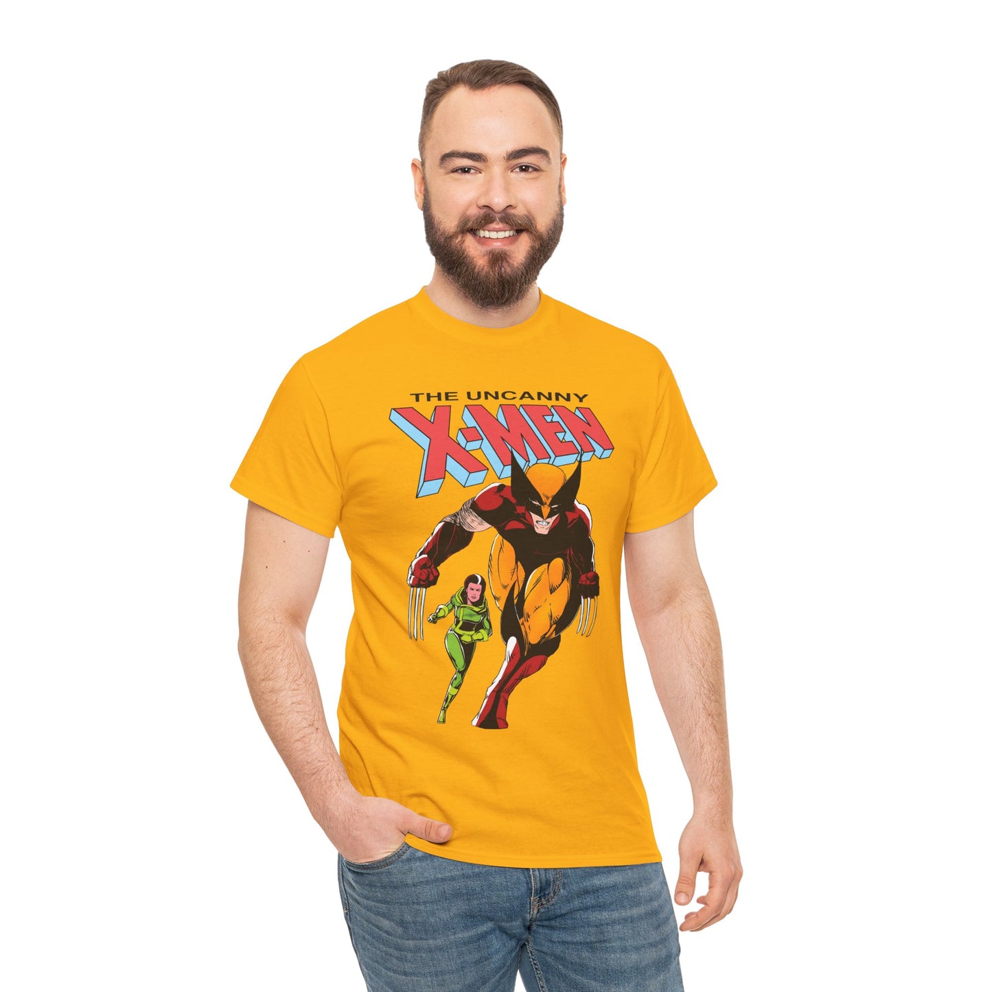 Wolverine & Rogue T-Shirt - Paul Smith Art - X-Member, Mutants - Marvel Comics - Uncanny X-Men #173 Cover - Logan