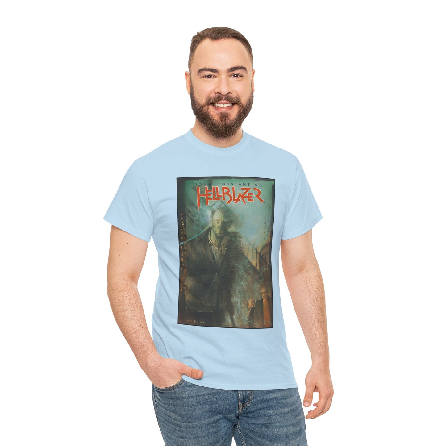 John Constantine Hellblazer T-Shirt - Dave McKean Art - #19 Cover - DC Comics, Vertigo Comics