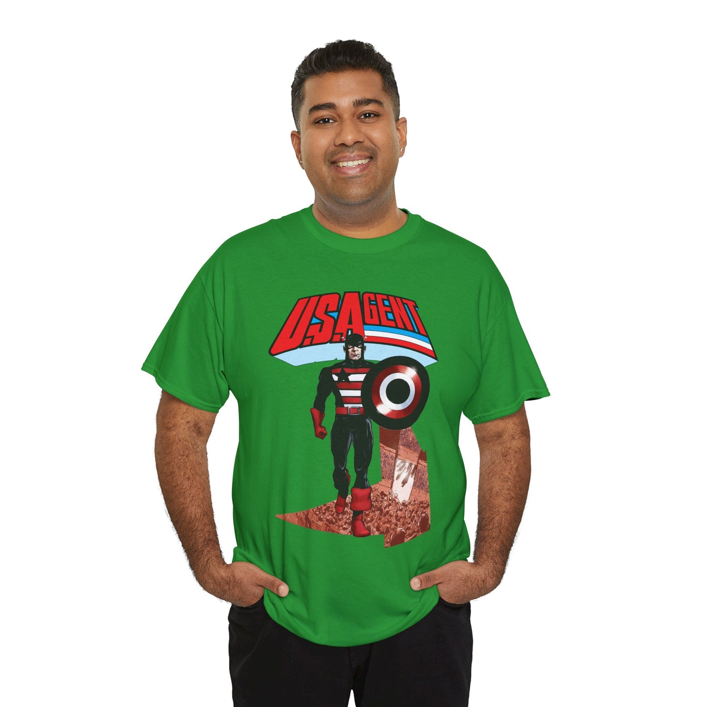 US Agent T-Shirt - Phil Jimenez Art - John Walker - Captain America Character - Marvel Comics