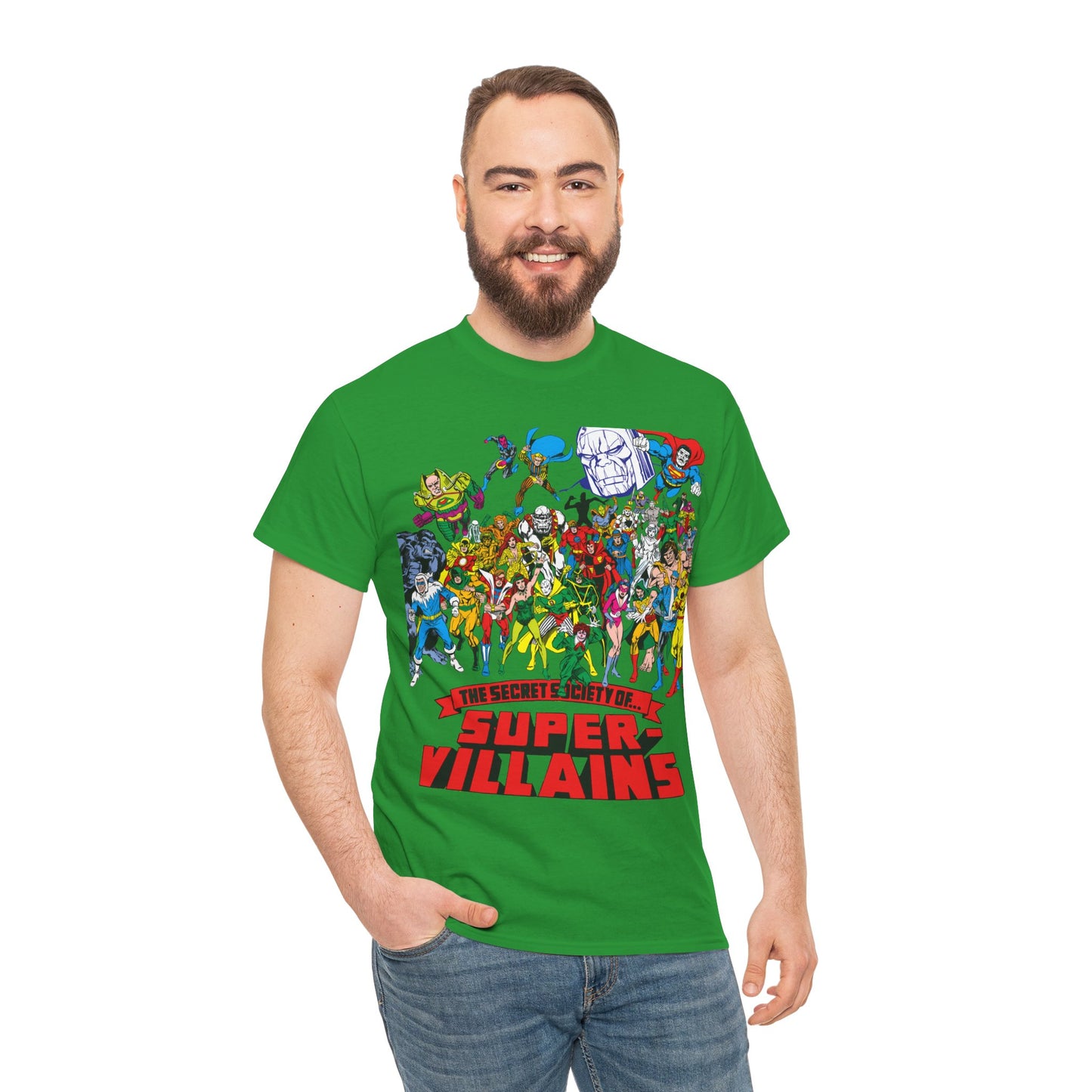 Secret Society of Super-Villains T-Shirt - DC Comics - SSOSV - Luthor, Grodd, Darkseid, Sinestro, Poison Ivy, Mirror Master