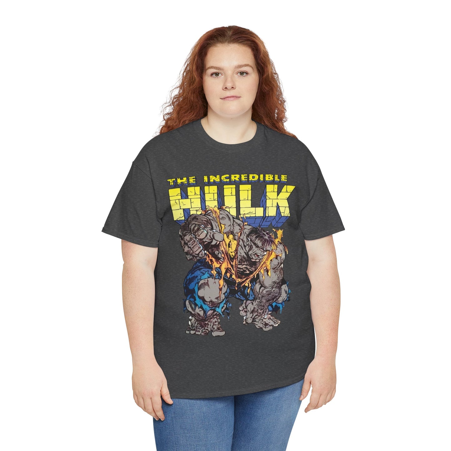 Incredible Hulk T-Shirt - Todd McFarlane Art - Marvel Comics - Grey Hulk, Bruce Banner