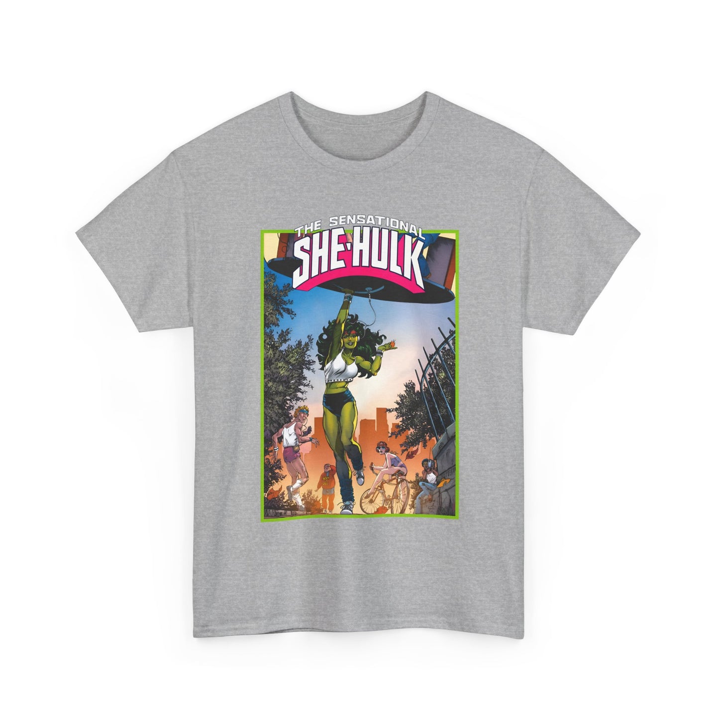 Sensational She-Hulk T-Shirt -John Byrne Poster Art - Jennifer Walters, Hulk's Cousin - Marvel Comics
