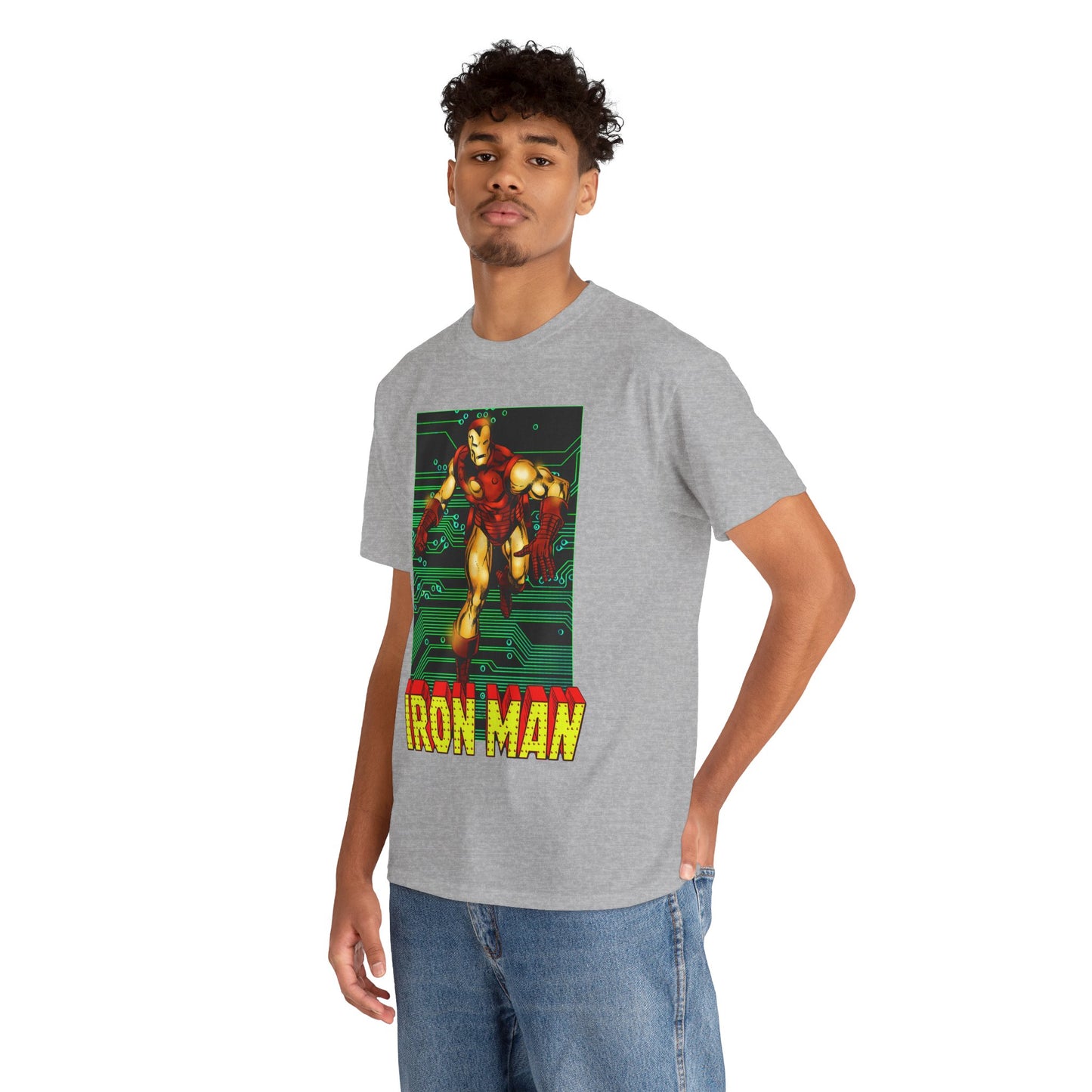 Iron Man T-Shirt - John Byrne Art - Tony Stark, Stark Industries - Avengers Member & Leader - Marvel Comics Armored Hero