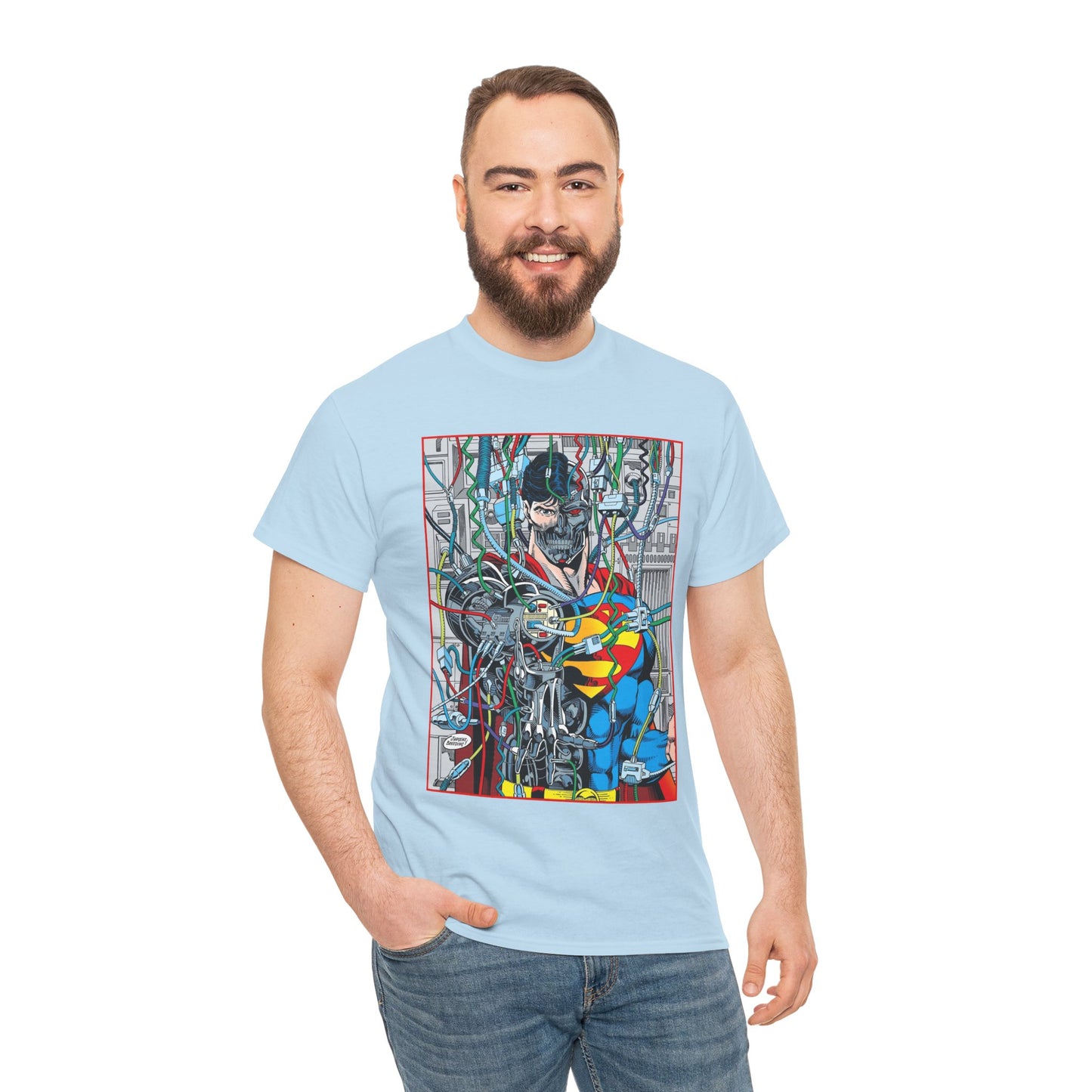 Cyborg Superman T-Shirt - DC Comics - Dan Jurgens Art - Reign of the Supermen - Popular 90s Story