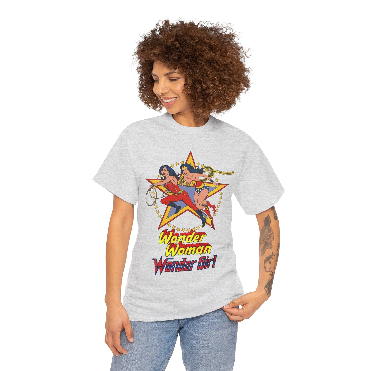 Wonder Woman & Wonder Girl T-Shirt - Jose Luis Garcia-Lopez Art - Diana Prince & Donna Troy - DC Comics Style Guide