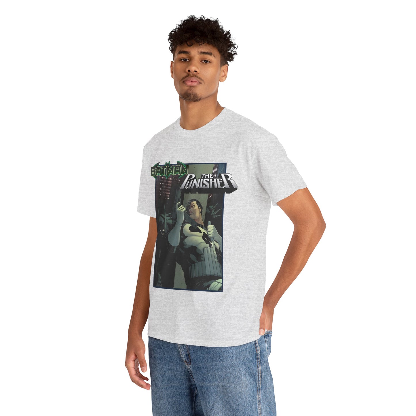 Batman Vs Punisher T-Shirt - Mike Zeck Art - DC Comics, Marvel Comics