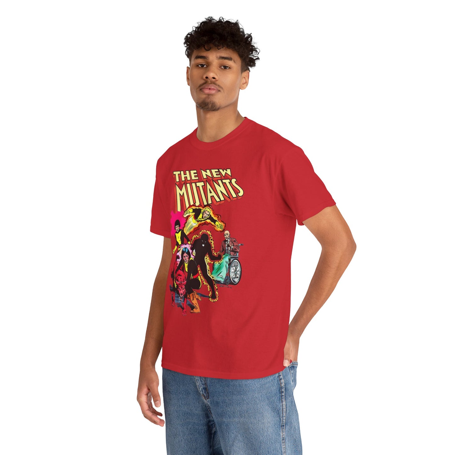 New Mutants T-Shirt - Sunspot, Cannonball, Mirage, Karma, Danni Moonstar - X-Men Characters - Marvel Comics - Mutant Students - Professor X