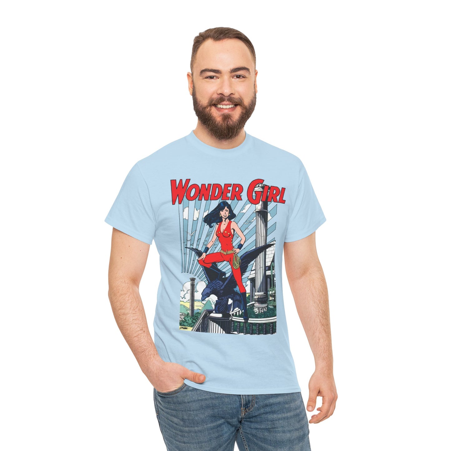 Wonder Girl T-Shirt - George Perez Art - New Teen Titans Member & Leader - Donna Troy, Sister of Wonder Woman - Amazon Warrior - DC Comics