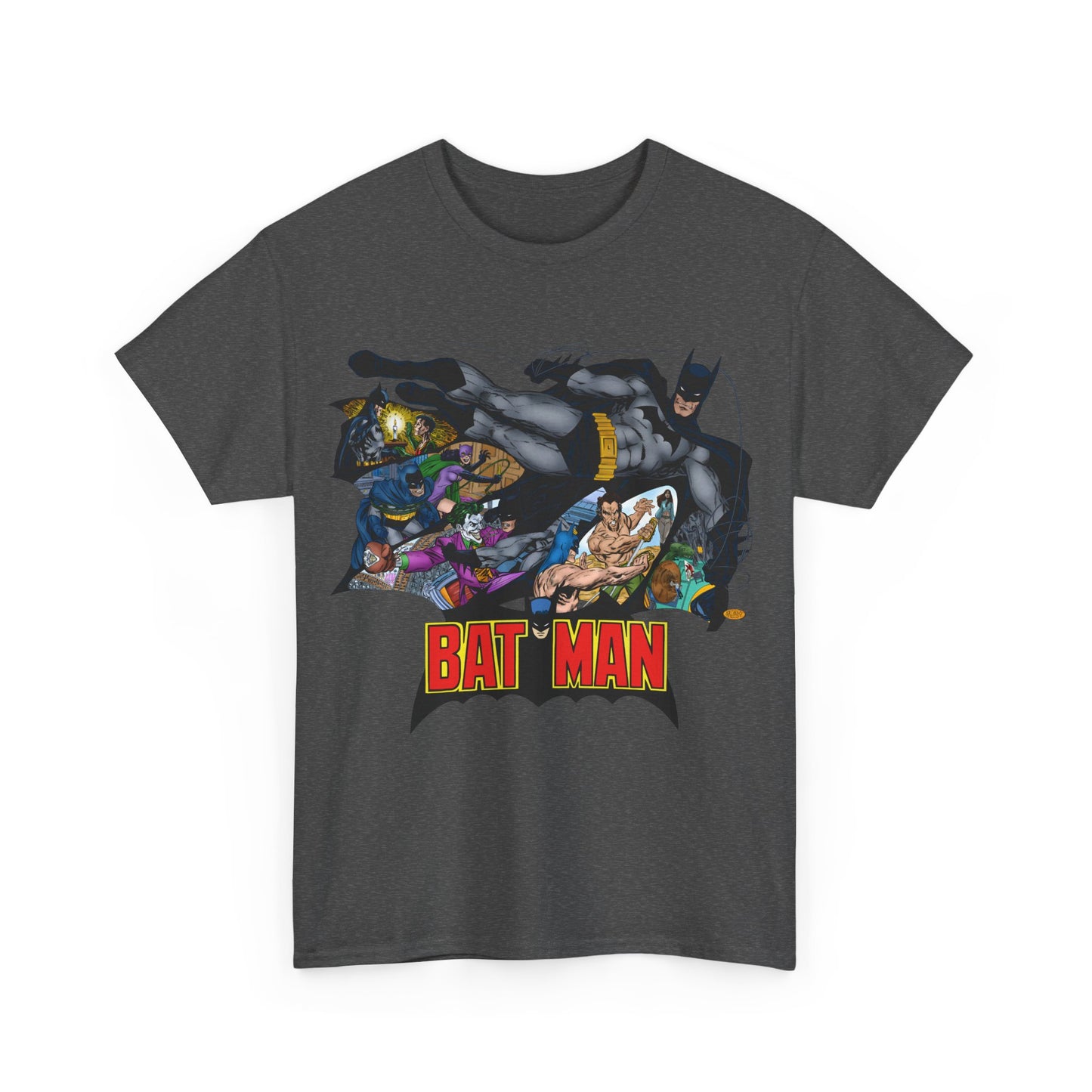 Batman T-Shirt - John Byrne Art - Joker, Catwoman, Ra's al Ghul, Talia - DC Comics - The Batcave