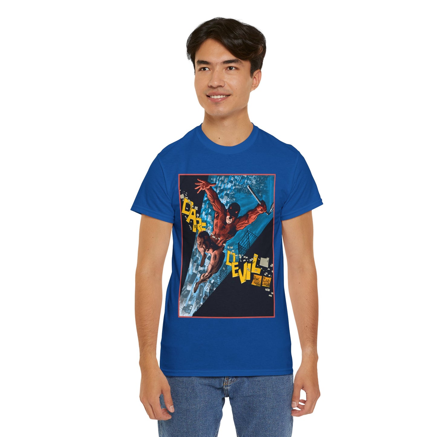 Daredevil T-Shirt - Frank Miller & Klaus Janson Art - The Man With No Fear - Hell's Kitchen - Marvel Comics