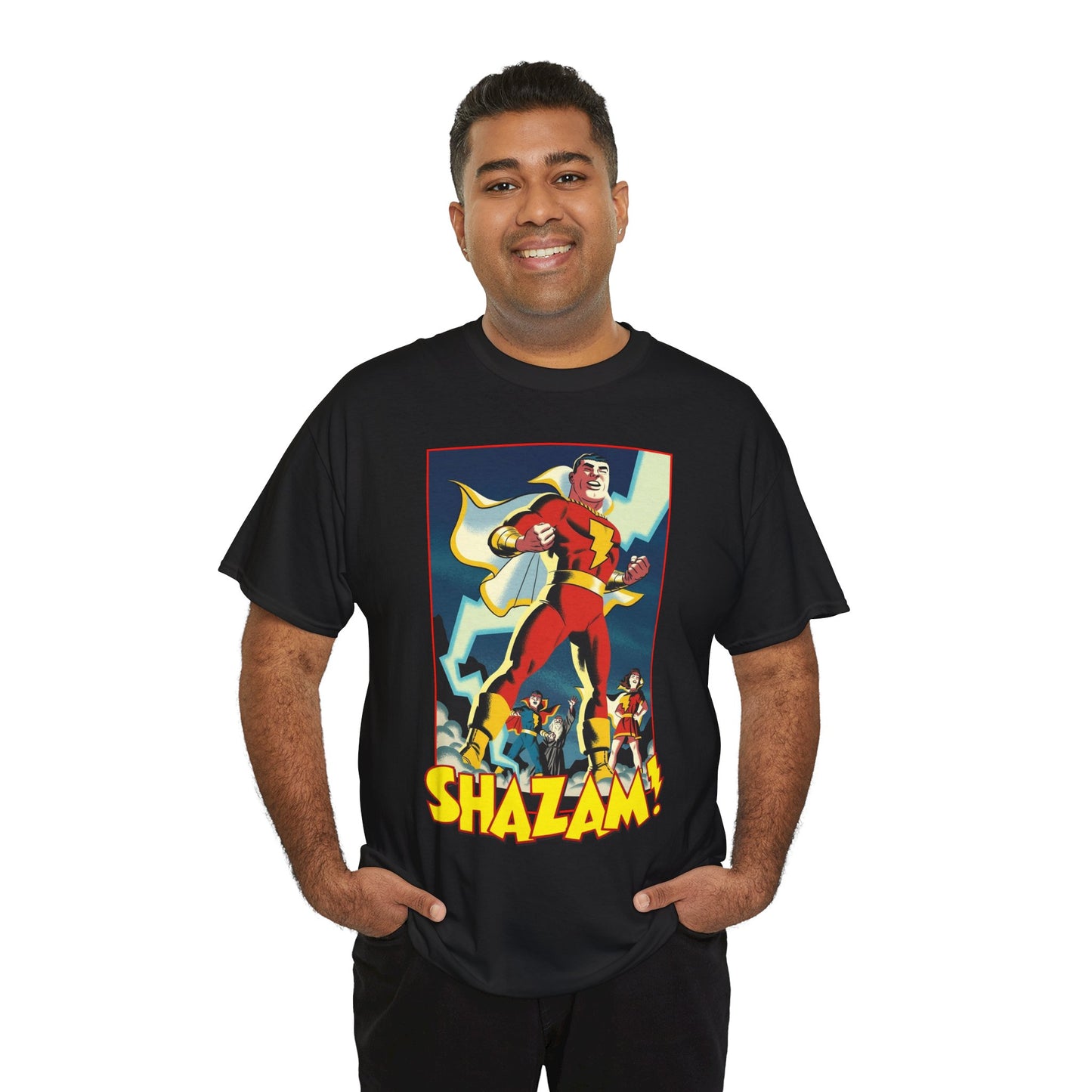 Shazam T-Shirt - Michael Cho Art - Marvel Family - Mary Marvel, Captain Marvel Jr - DC Comics