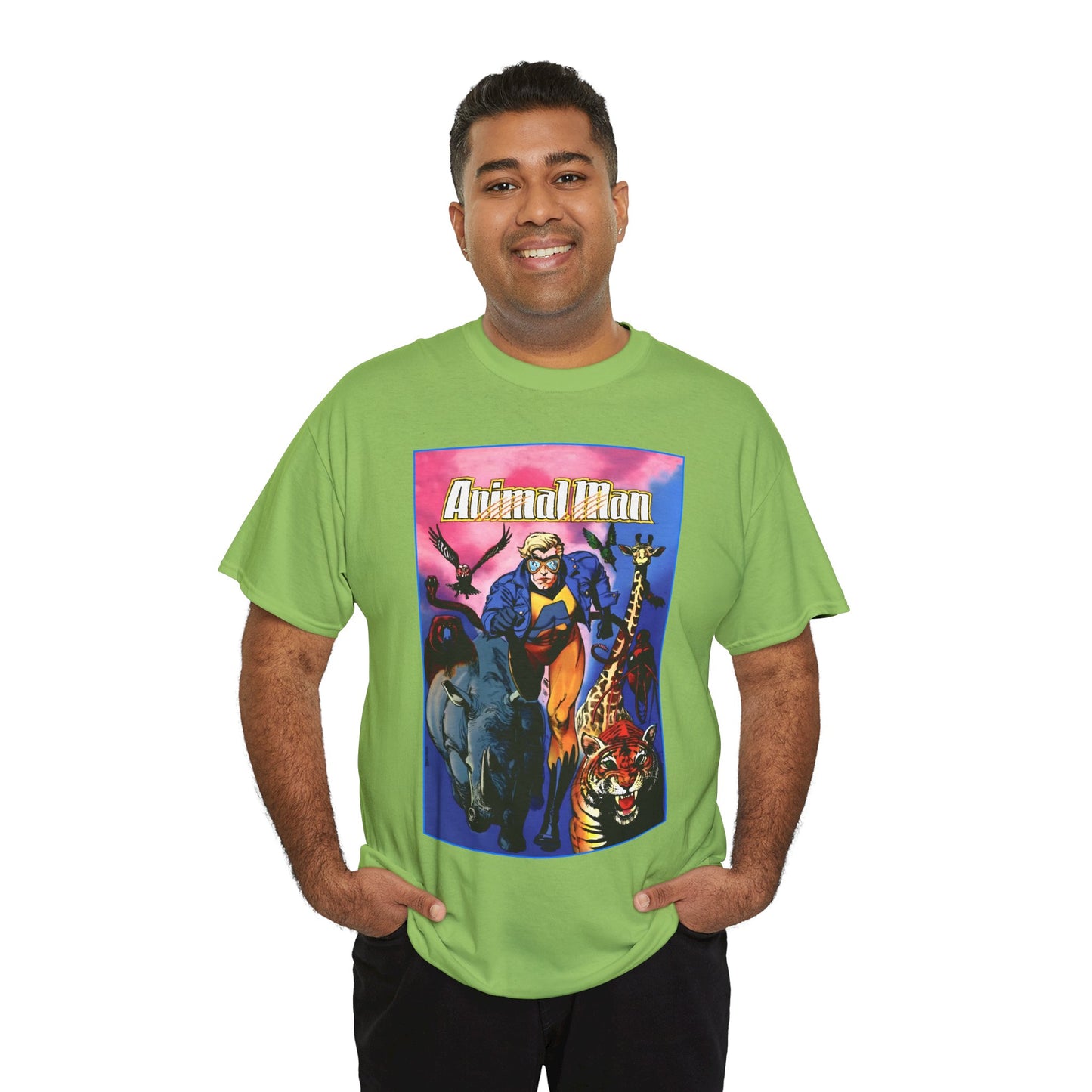 Animal Man T-Shirt - Brian Bolland Art - #1 Cover Art - Buddy Baker - DC Comics, Vertigo Comics