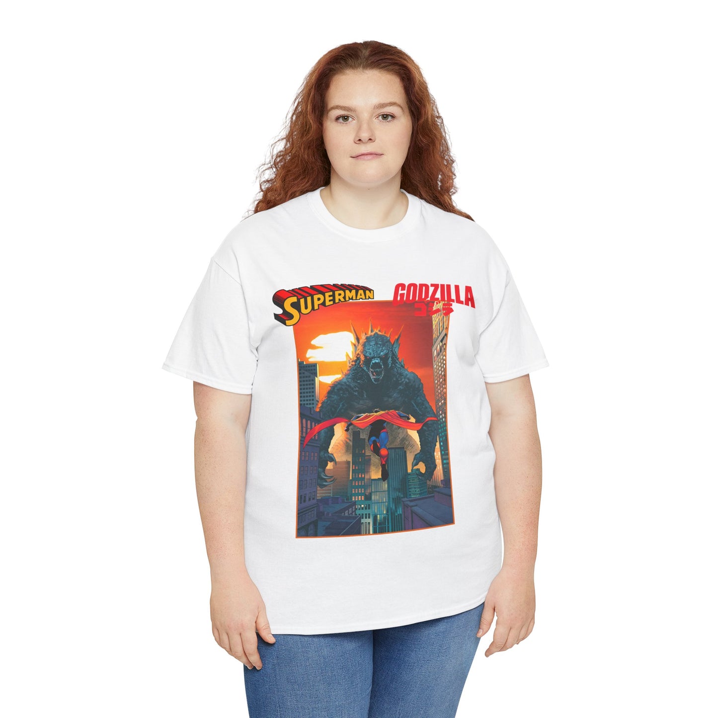 Superman Vs Godzilla T-Shirt - DC Comics - Man of Steel Vs the King of the Monsters