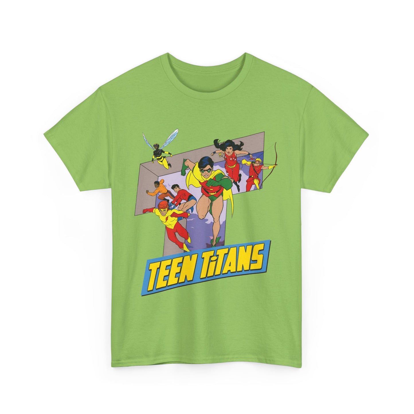 Teen Titans T-Shirt - Robin, Wonder Girl, Kid Flash, Speedy, Bumblebee, Mal, Aqualad - DC Comics