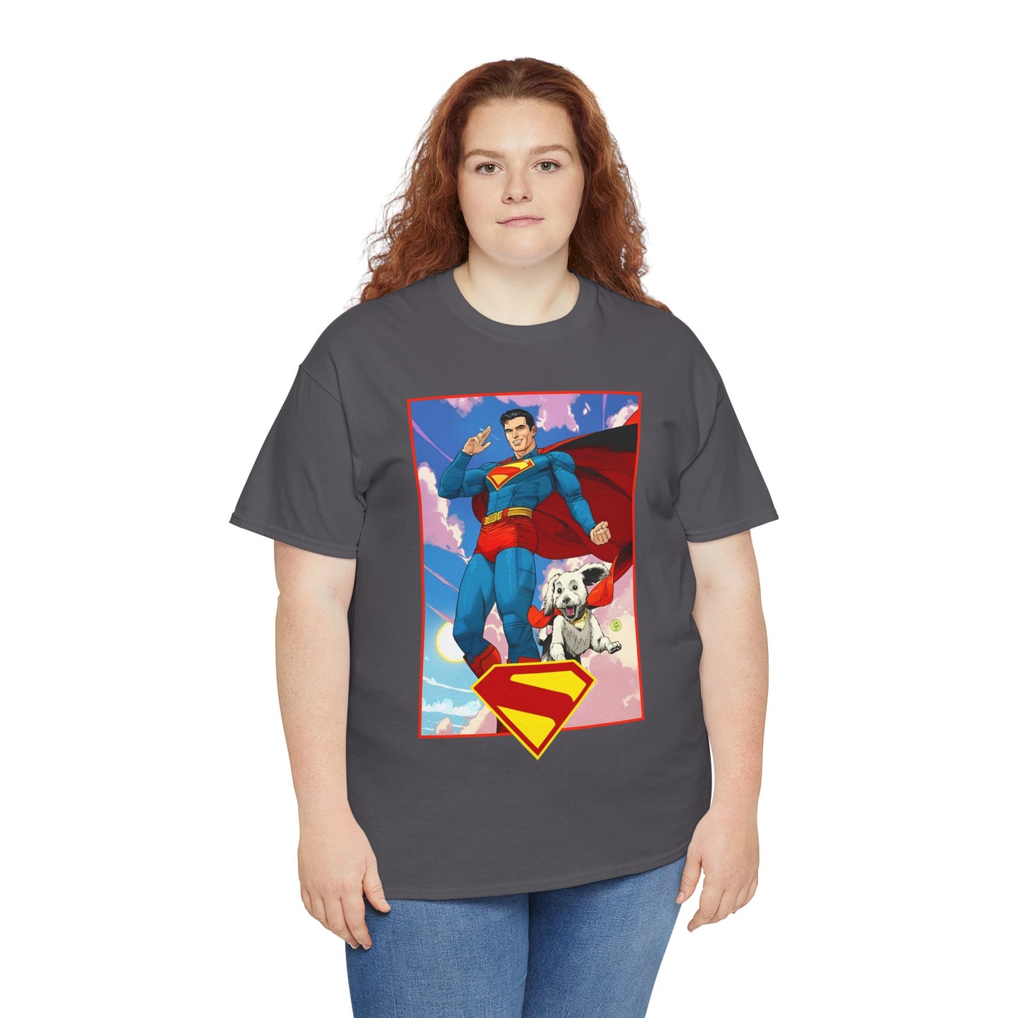 Superman & Krypto T-Shirt - DC Comics - New James Gunn Movie 2025 - Dan Mora Art - Man of Steel