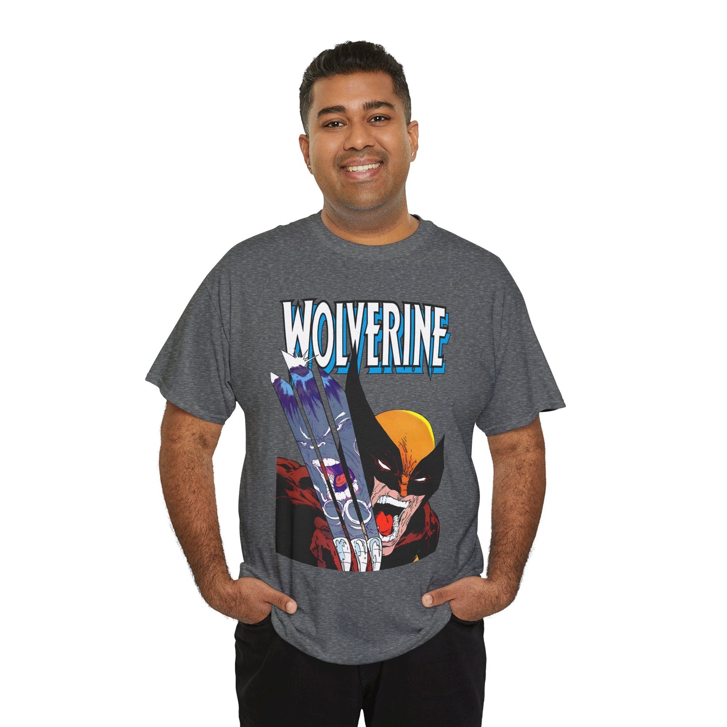 Wolverine T-Shirt - Amazing Todd McFarlane Art - Classic Image Vs Incredible Hulk - Marvel Comics - Logan
