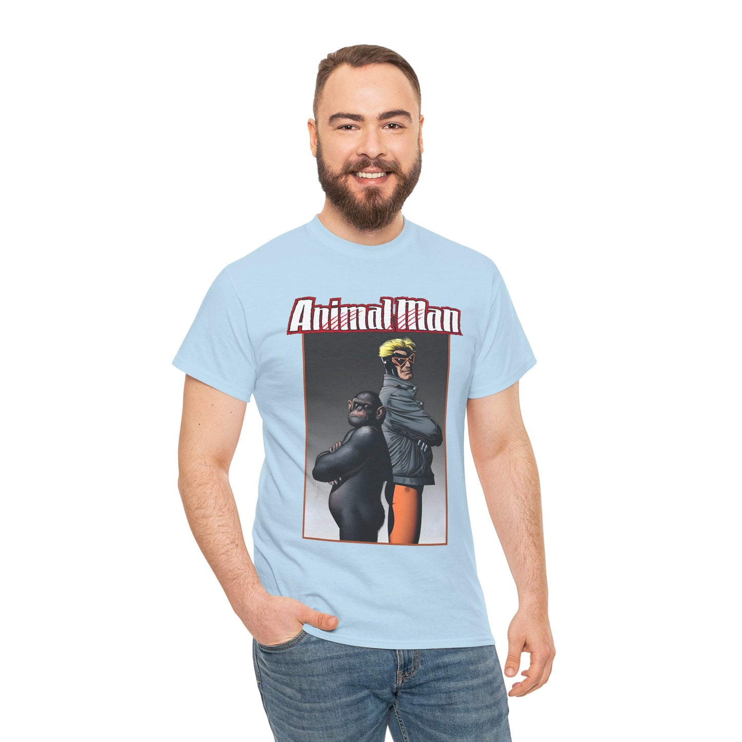 Animal Man T-Shirt - Brian Bolland Art - Buddy Baker - Grant Morrison Series - Vertigo Comics/DC Comics