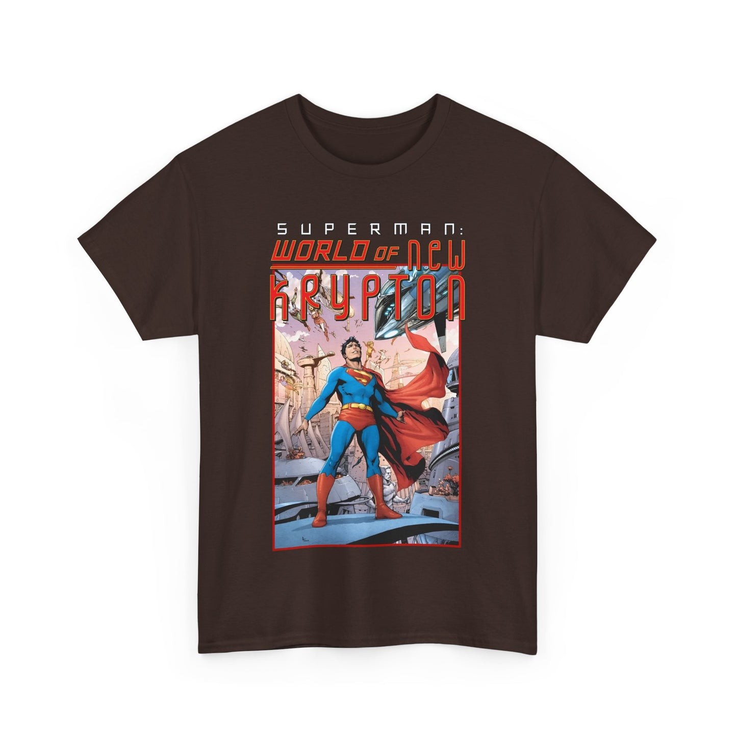 Superman World of New Krypton T-Shirt - Gary Frank Art - Popular DC Comics Storyline - Kal-El