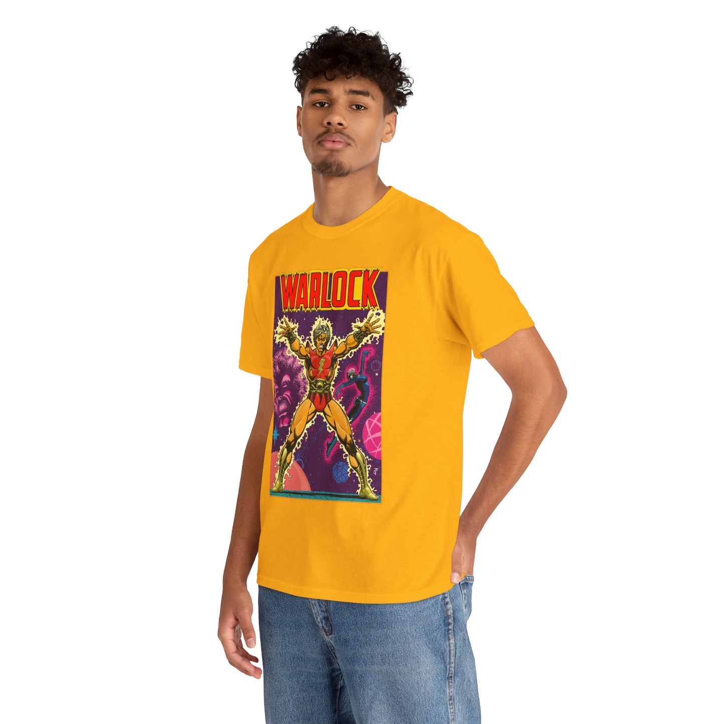 Adam Warlock T-Shirt - Jim Starlin Cover Art - Strange Tales #178 - Popular Marvel Comics Series - Cosmic Heroes