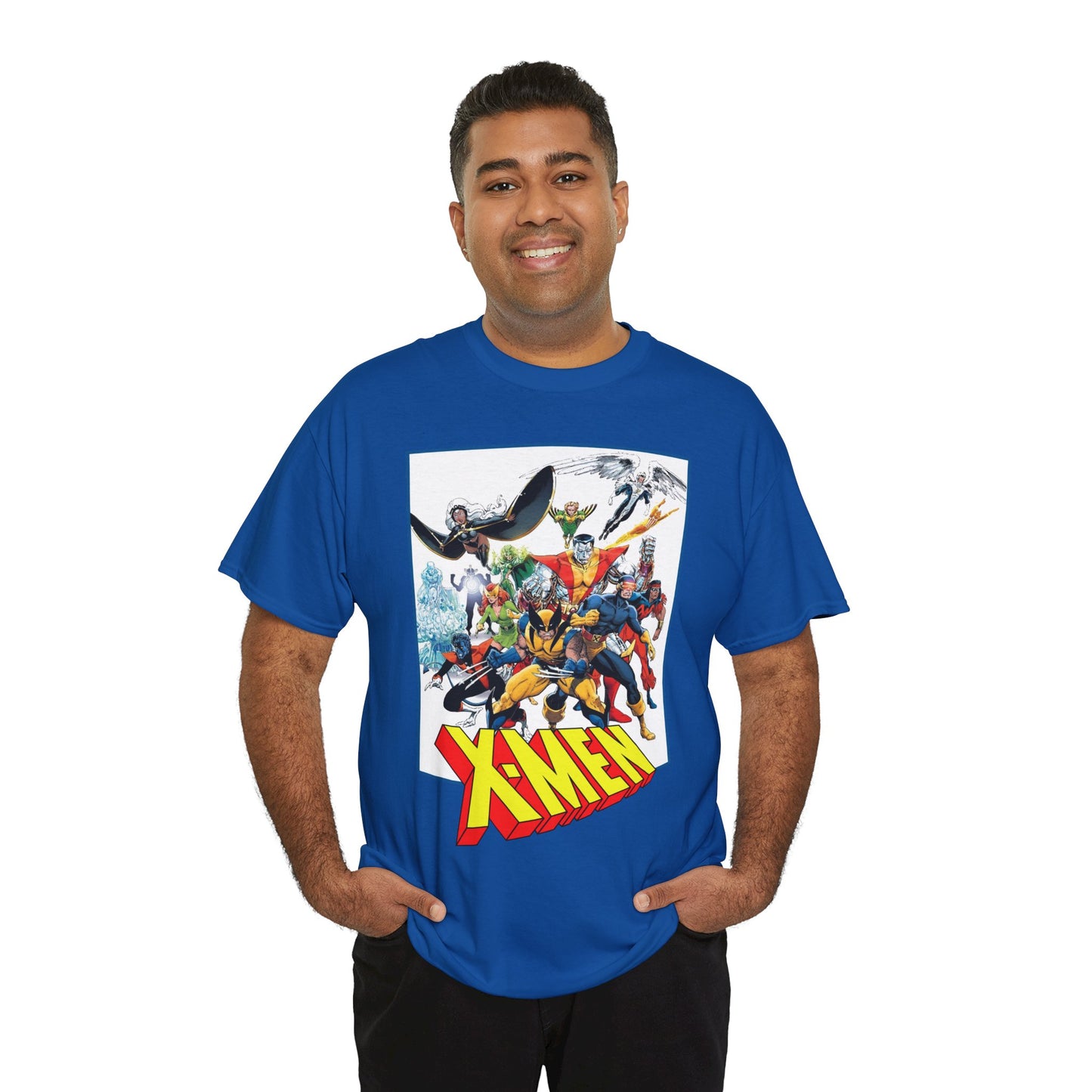 X-Men T-Shirt - Classic Arthur Adams Art - Marvel Comics - Wolverine, Colossus, Storm, Cyclops, Nightcrawler, Iceman