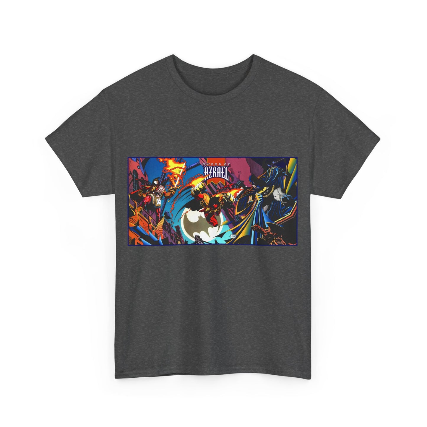 Batman Sword of Azrael T-Shirt - Joe Quesada Wraparound Cover - Jean-Paul Valley - Order of St. Dumas - Knightfall Prelude - DC Comics