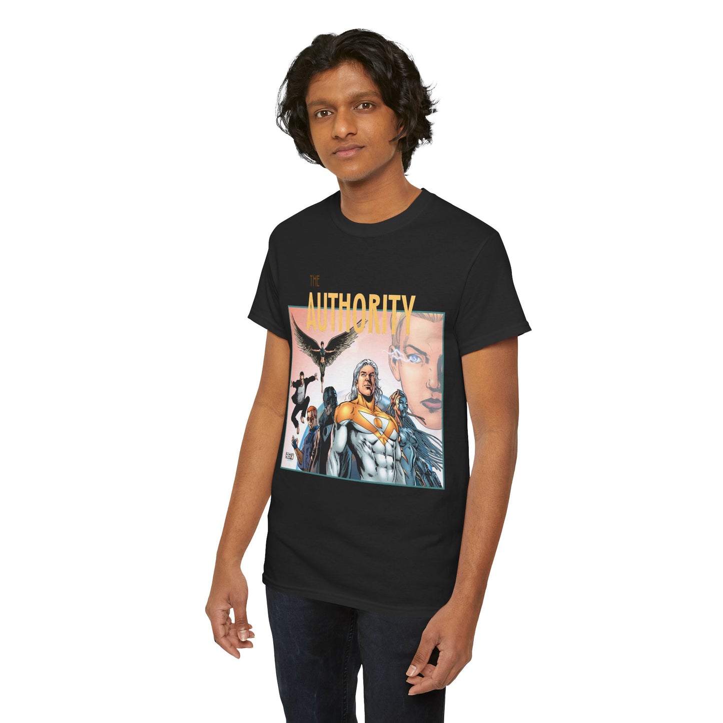 Authority T-Shirt - Wildstorm/DC Comics - Phil Jimenez Art - Apollo, Midnighter, The Engineer, Jack Hawksmoor